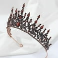 thumbnail image 2 of Tiaras de novia, coronas, accesorios para el cabello de boda, coronas para mujeres Púrpura, 2 of 7