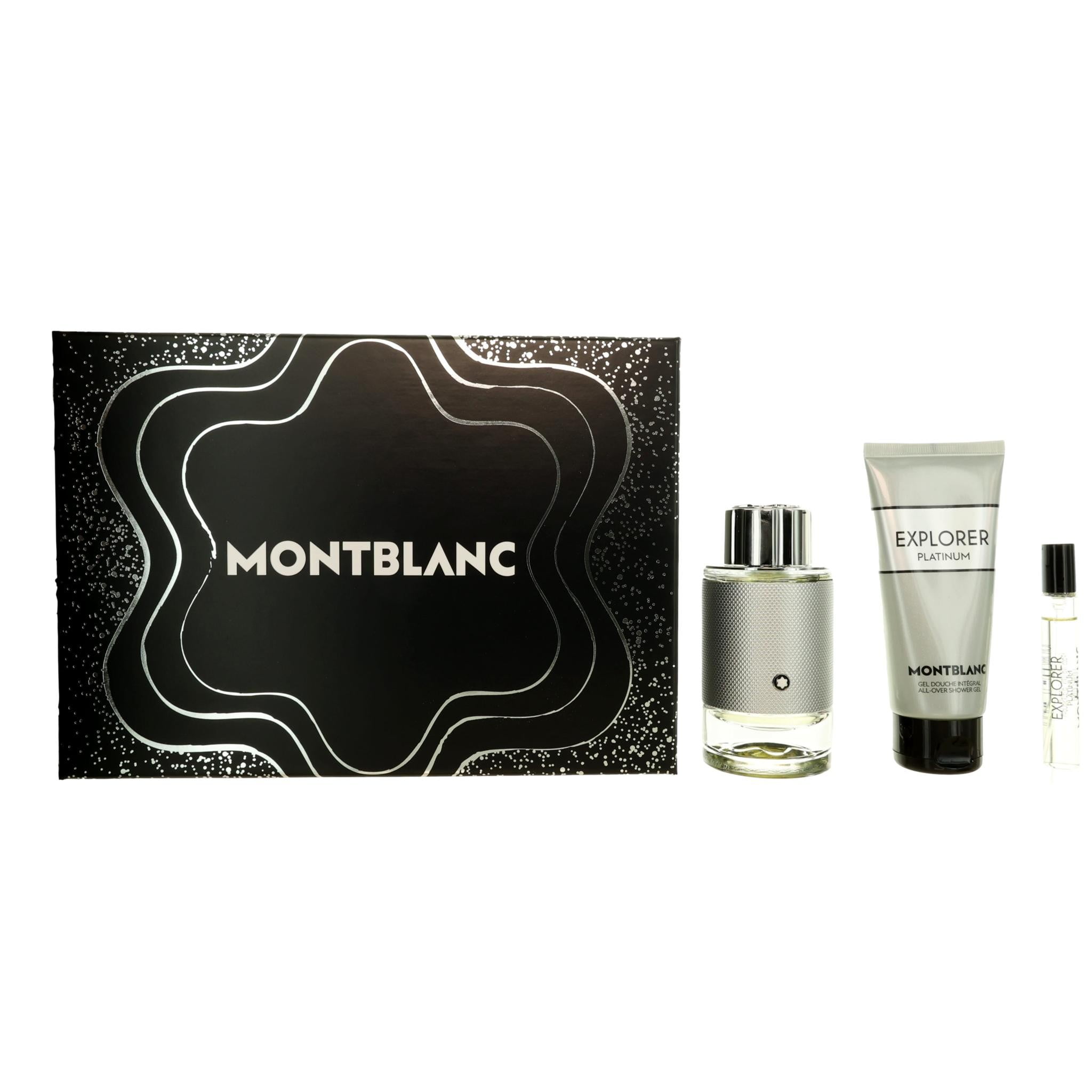Mont Blanc Legend Men 3 Piece Gift Set - 3.3 Oz Eau De Parfum