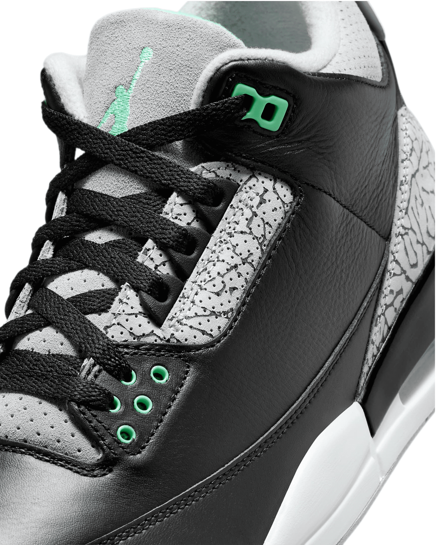 Air Jordan 3 Retro Green Glow Mens Style Ct8532 Walmart