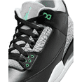 thumbnail image 6 of Men's Jordan 3 Retro Black/Green Glow-Wolf Grey (CT8532 031) - 9.5, 6 of 7