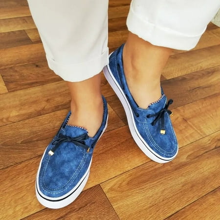 

Homeex Canvas Shallow Casual Single Shoes Wholesale Navy Blue 42