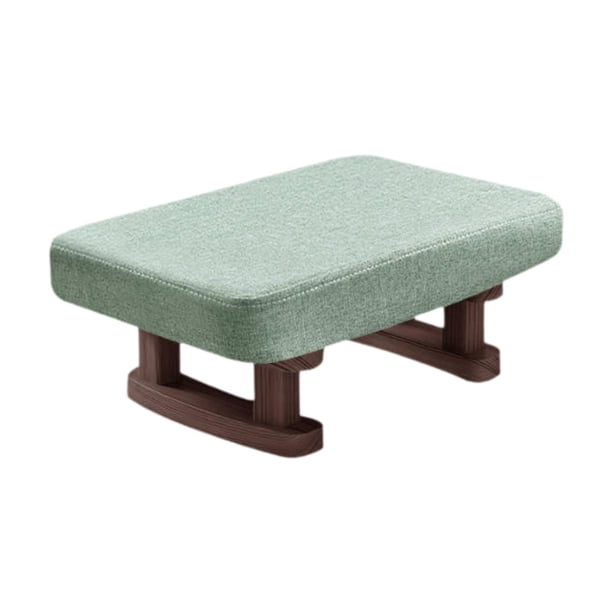 Repose-pieds pliable moderne X-Leg - Coussin rembourré multifonction pour la maison, le salon, la chambre à coucher et le bureau - Repose-pieds doux et confortable (couleur café