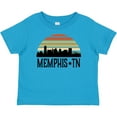 thumbnail image 3 of Inktastic Memphis Tennessee Skyline Retro Sunset Boys or Girls Baby T-Shirt, 3 of 5