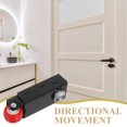 thumbnail image 4 of SHOWERORO Roue Inférieure de Porte Coulissante Robuste pour la Maison avec Roulette Noire à Forte Capacité de Charge, 4 of 8