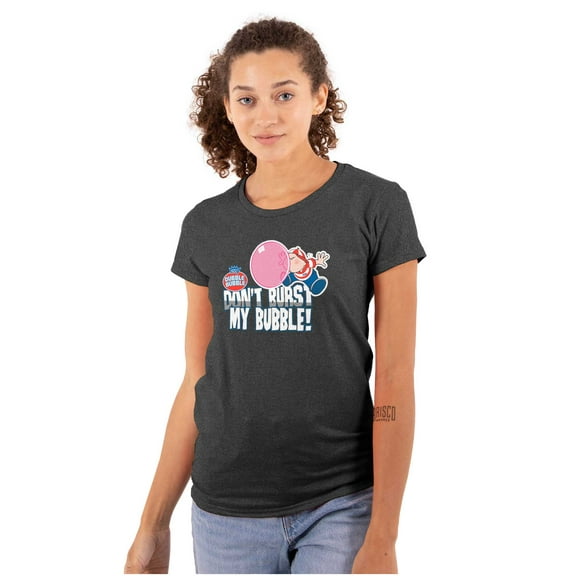 Vintage Dont Burst Dubble Bubble Women's T Shirt Ladies Tee Brisco Brands S