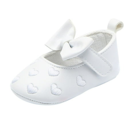 

kpoplk Toddler Sneaker Girls Kid Leather Toddler Princess Toddler Soft Bow First Girls Cute Baby Shoes Walk Baby Walking Shoes(Khaki)