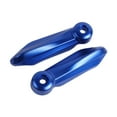 thumbnail image 2 of 2 protectores de manos para manillar de motocicleta, fáciles de instalar, deslizadores de protección de aluminio Azul, 2 of 9