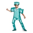thumbnail image 1 of Disguise Armor Deluxe Minecraft Costume, Blue, Large (10-12) Costume, 1 of 5