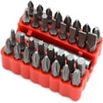 thumbnail image 2 of Juego de puntas de seguridad a prueba de manipulaciones, 33 piezas, llave de estrella hexagonal, destornillador eléctrico de tres alas, punta hexagonal de 1/4 ", soporte magnético de 6,35 mm, 2 of 5