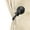 Black, variant on Vanna Curtain Holdback & Tiebacks, Black - Set of 2