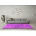 thumbnail image 3 of Ahgly Company Indoor Square Oriental Pink Industrial Area Rugs, 5' Square, 3 of 4