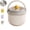 Grey, variant on 17oz Portable Lunch Food Jar with Handle, SUS 304 Stainless Steel Container, Built-in Tableware Storage, Leak-Proof, Heat Resistant Thermal Food Flask for Work Travel Picnic. (Yellow)