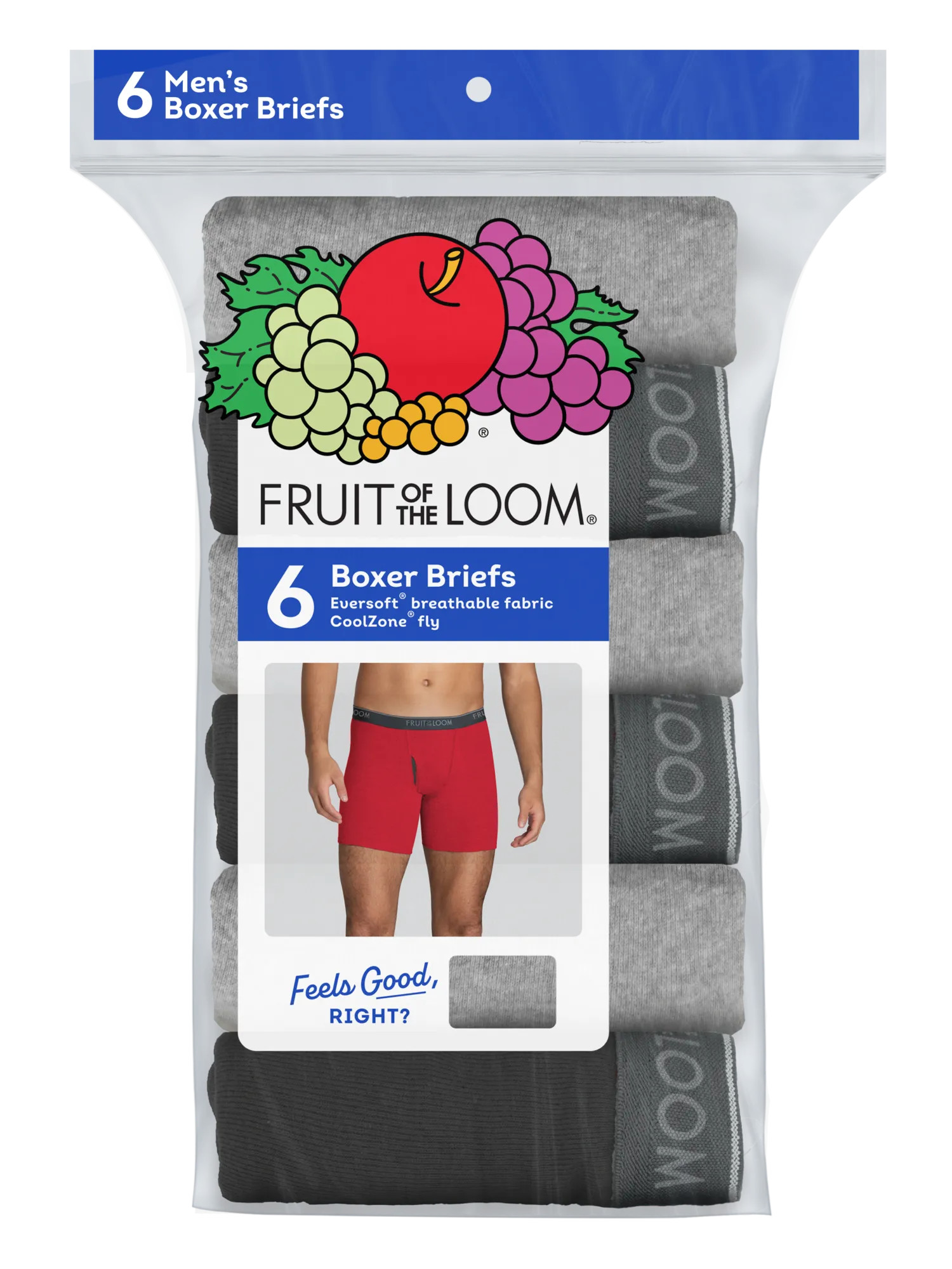 Fruit of the Loom Men's CoolZone Boxer Briefs, 6-Pack photo 8