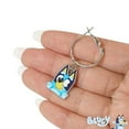 thumbnail image 3 of LUV HER Bluey Hypoallergenic Earrings for Girls Ages 4+ - Safe Stud & Fishhook Styles - Jewelry Gift for Sensitive Ears & Cartoon Lovers, Two Pairs, 3 of 5