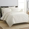 thumbnail image 1 of Scott Living  Aero Cotton 3-Piece Duvet Set Cream - Full - Queen, 1 of 5