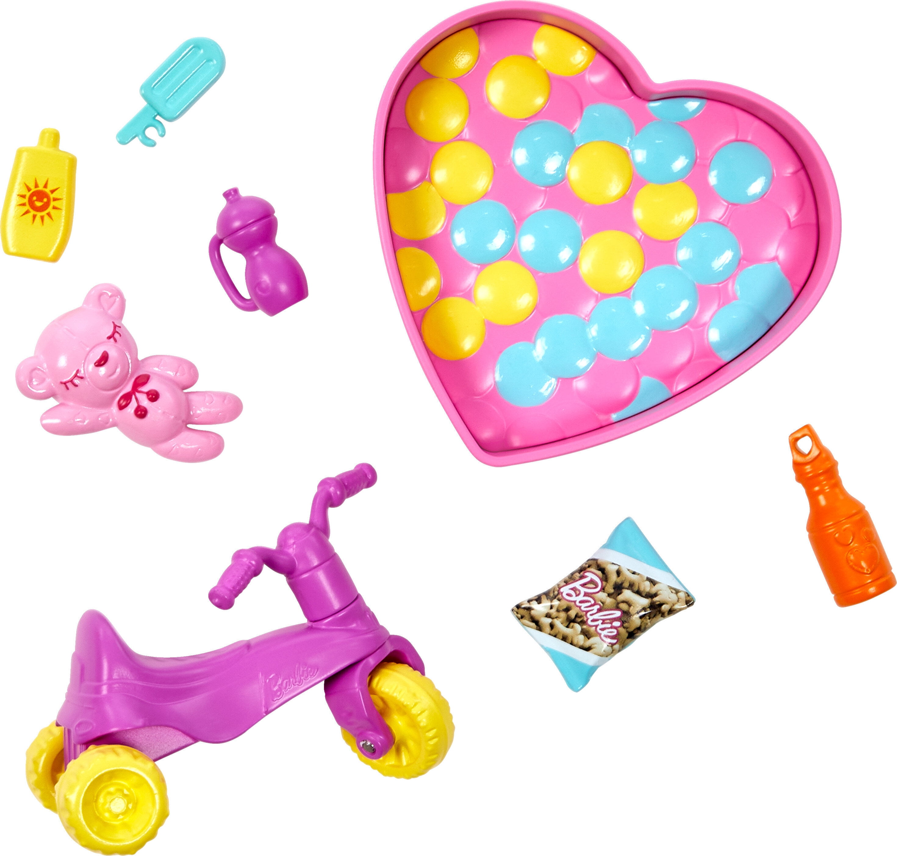 Barbie Skipper Babysitters Inc Bounce House Playset, Skipper Doll, Toddler Small Doll & Accessories
