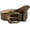 Bronze, variant on Women's Carved Pattern Leopard Print PU Leather Wide Buckle Belt