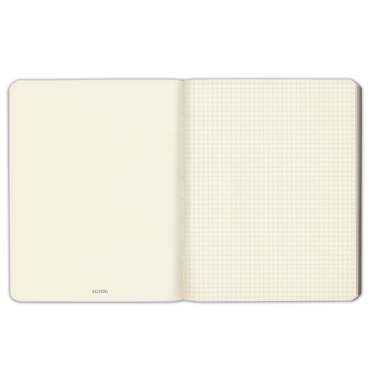 Gallery Leather Large Grid Journal - Acadia Black - 9.75"x7.5"