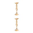 thumbnail image 1 of Guardoinrt Modern Metal Candle Tea Light Holder with Long Stand Decorative Flower Vase Gold M 2Set, 1 of 6