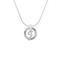 thumbnail image 2 of Delight Jewelry Silvertone Small Gelato Script Initial - J - Live Ring Charm Necklace, 18", 2 of 4
