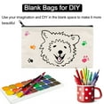 thumbnail image 7 of Canvas Zipper Pouch 10 PCS Makeup Bags with Zipper 4.5 x 8 INCH Blank Cotton Pencil Bag for Crafting, 7 of 7