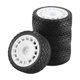 thumbnail image 3 of Neumáticos de llanta CUTICAT 4 piezas 67 mm para coche RC 1/10 Blanco, 3 of 7