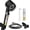 Black, variant on Filtered Shower with Handheld, 2-PCS Filters High Shower with 1 Modes for Hard Water Remove Chlorine, Detachable Showerhead with /OFF for Bath (Chrome)