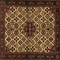thumbnail image 1 of Ahgly Company Indoor Square Persian Brown Traditional Area Rugs, 7' Square, 1 of 4