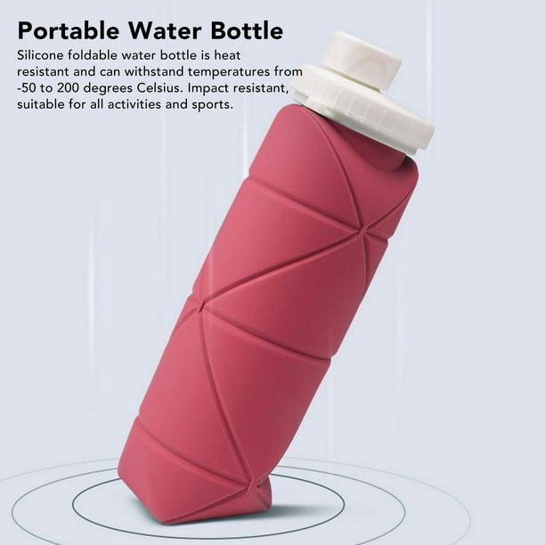 Bouteille d'eau en plastique Domqga, 600ML Portable en plastique