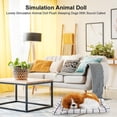 thumbnail image 5 of Lovely Simulation Animal Doll Plush Sleeping Dogs Kids Stuffed Toys With Sound, 5 of 5