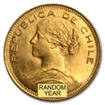 thumbnail image 2 of Chile Gold 100 Pesos (Random) AU, 2 of 2