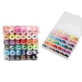 thumbnail image 5 of Kit de 72 piezas de hilo de coser, 36 colores, hilos para máquina de coser, bobinas preenrolladas, kit de hilos de coser 400, 5 of 5