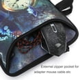thumbnail image 5 of Richen 11 11.6 12 12.5 13 Pulgadas Chromebook/Notebook Pc Messenger Bag Estuche De Viaje Funda Con Asa De Neopreno Con Correa Para El Hombro (Reloj Y Mariposa De 11-13.3 Pulgadas), 5 of 5