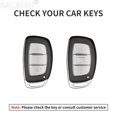thumbnail image 4 of Funda para llave inteligente de coche para Hyundai ix35 i40 i20 i10 Tucson Elantra Creta Sonata Ioniq Accent Creata con 3 botones y mando a distancia, cubierta completa, 4 of 5