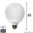 thumbnail image 2 of Sylvania 29414 - CF9EL/G25/2700K Globe Screw Base Compact Fluorescent Light Bulb, 2 of 2