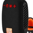 thumbnail image 2 of Altavoz exterior Radio FM portátil resistente al agua compatible con Bluetooth (negro), 2 of 3