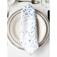 thumbnail image 2 of Hokiten Kitchen Dinner Napkins Set of 4 Blue Polka Dot Cloth Napkins Reusable Washable Table Napkins for Weddings Cocktail Parties Holiday Table Decor 20x20 Inch, 2 of 8