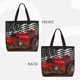 thumbnail image 2 of Disketp tractor Bolsa Tote de Lona para Mujer, Bolso de Hombro y Cruzado con Cierre de Cremallera, 2 of 7