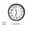 B, variant on Yhmxh Alarm Clock Smart Home Digital Clock Mute Wall Clock Creative Fashion Living Room Three-dimensional Digital Scale Clock Plastic Clock 9 Inch 23CM Wall Clock