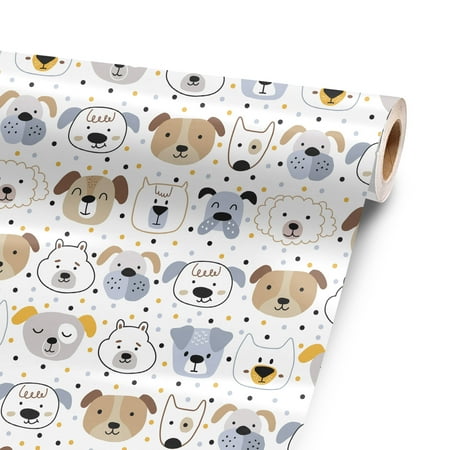 Doodle Dogs 48 Inch x 52 Inch Vinyl Wrap Sheet for large or custom items | 3M wrap DIY to custom skin gear of all types and sizes, including vehicles, boats, furniture, atv’s, golf