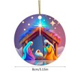 thumbnail image 3 of Precios Reducidos, Decoración navideña Árbol de Navidad plano Estilo retro Decoración del hogar Adornos para el coche Akmoler, 3 of 8