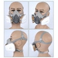 thumbnail image 7 of 6200 Respirator Mask with Filters for Painting, Dust, Welding, Resin, Fume and Organic Vapor Gas, 7 of 7
