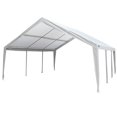 thumbnail image 1 of King Canopy 12x20' & 20x20' 8 Leg Dual Size Expandable Canopy, White (Open Box), 1 of 9