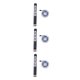 thumbnail image 3 of Inteprter RGB Strip Light APP Control remoto Colorido compatible con Bluetooth Infrarrojo inteligente regulable Telón de fondo LED String Wireless Juego 5 3piezas Inteprter CBP183116, 3 of 6