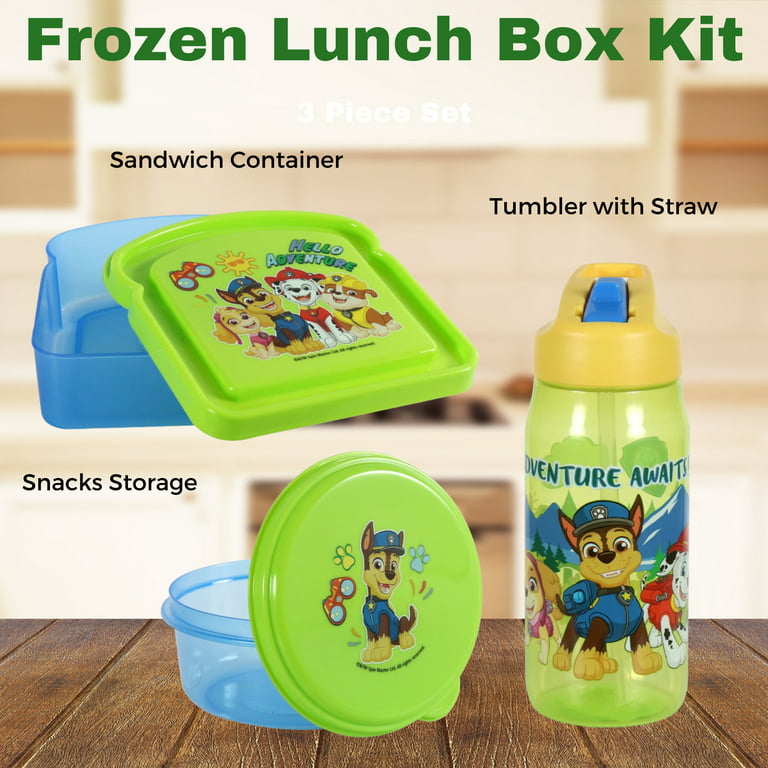 Lunch Box Useful Food-grade 3 Compartment Cute Cartoon Lunch Container  Organizer for School Lunch Storage