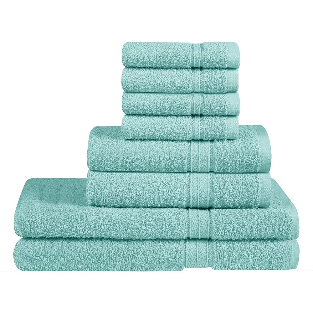 Beauty Threadz 2 Bath Towels, 2 Hand Towels, & 4 Washcloths 100 Ringspun Cotton Hotel & Spa