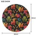 thumbnail image 5 of Design Pattern Round Tablecloth 60 Inch – Waterproof Polyester Table Cover with Full Print Design, Wrinkle Resistant & Washable for Kitchen Dining Party Decor, 5 of 6