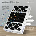 thumbnail image 5 of 16x25x5 (4 3/8) Honeywell/Lennox Replacement Odor Reduction Merv 8 Filters 4 PK, 5 of 7