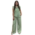 thumbnail image 1 of Conjunto para dama pantalon y camisa con hombreras YARETNI MODA casual, 1 of 5