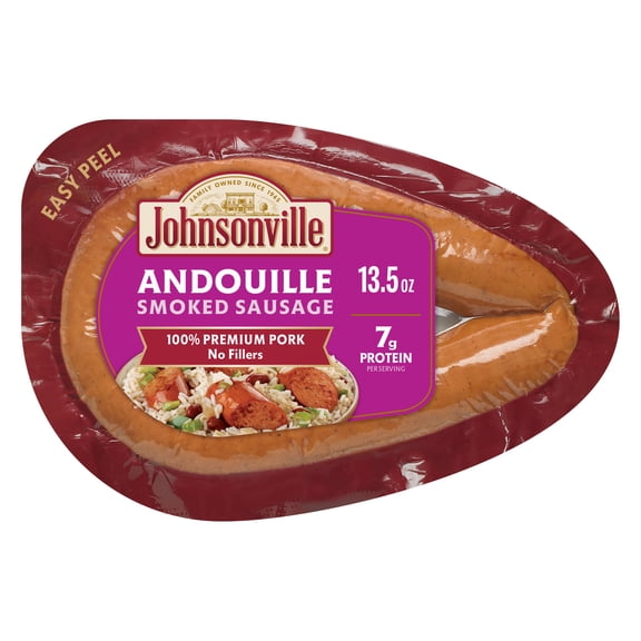 Johnsonville Andouille Smoked Rope Sausage, 13.5 oz